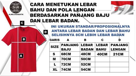 Cara Menentukan Lebar Bahu Dan Pola Lengan Berdasarkan Panjang Baju Dan