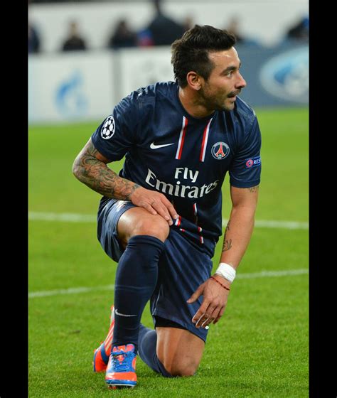 Photo Ezequiel Lavezzi Lors Du Match Paris Saint Germain Dynamo