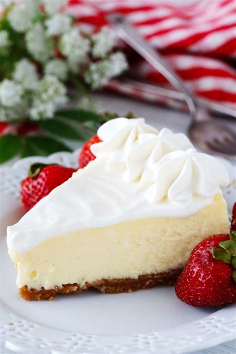 Sour Cream Cheesecake Easy Foolproof Recipe The Anthony Kitchen