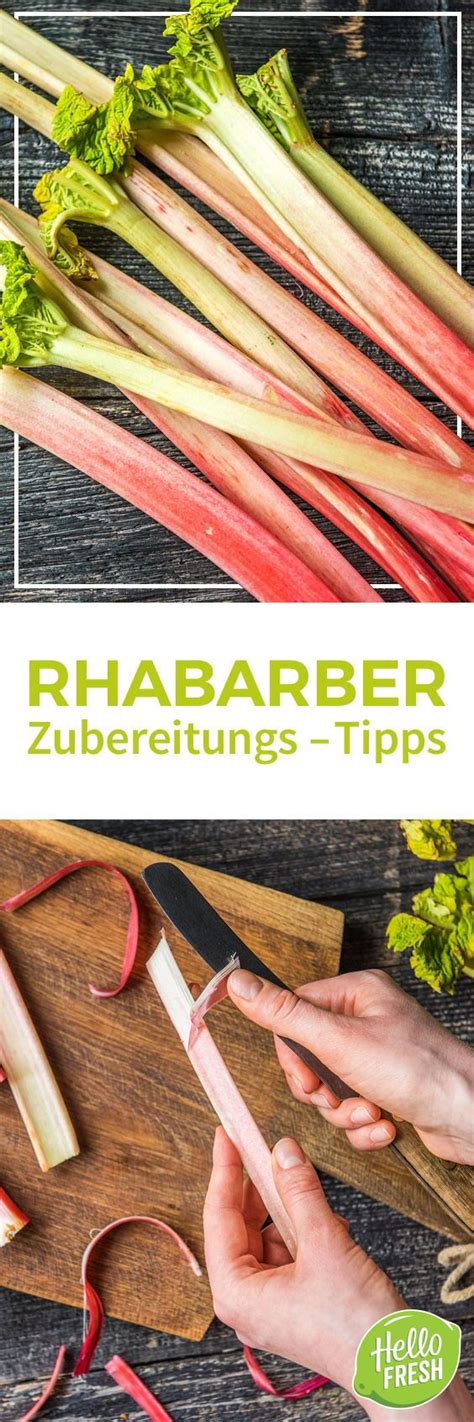 Unsere Tipps Zur Rhabarber Saison HelloFresh Blog Rhabarber Kochen