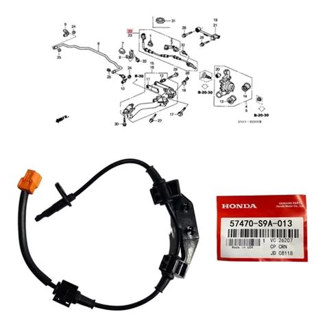 Sensor Abs Trasero Honda Crv 2 4 2002 2003 2004 2005 2006 Envío gratis