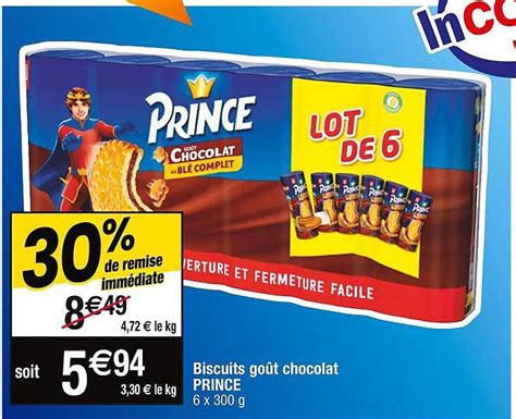 Promo Biscuits Go T Chocolat Prince Chez Cora Icatalogue Fr