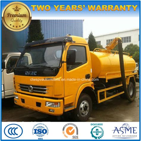 6 Wheels Dongfeng 5500 Litters Fecal Suction Tanker Truck For Sale