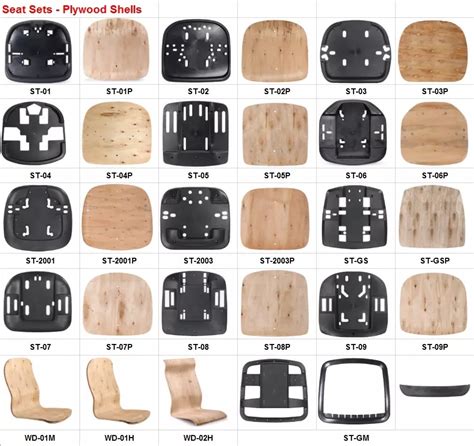 China Bent Plywood Chair Parts Replacement For Office Chair Seats