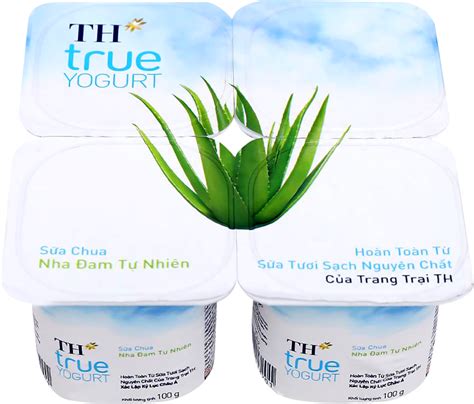 Sữa chua TH True Yogurt nha đam tự nhiên 100g FujiMart