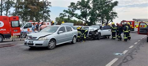 Tres Autos Involucrados En Un Accidente En La 205 Sin Lesiones Graves