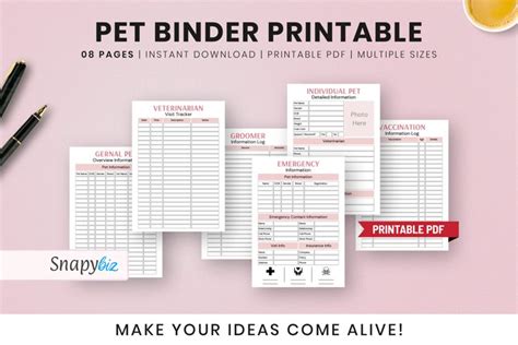 Pet Sitter Notes Pet Records Pet Sitting Forms