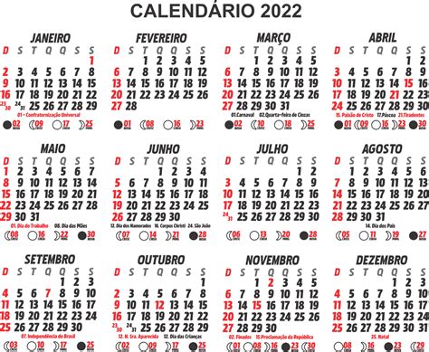 Calendário 2022 En Excel