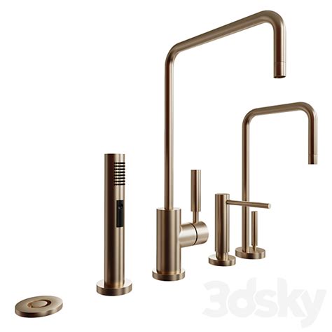 Dornbracht Kitchen Faucet Set 01 Faucet 3D Models