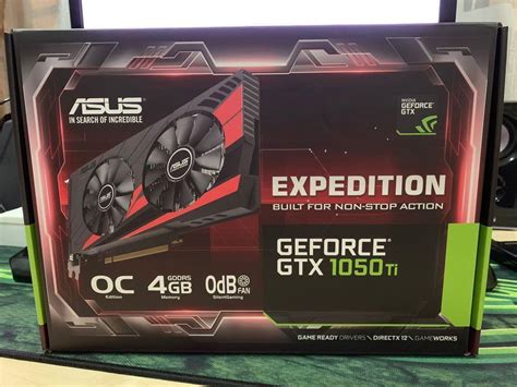 Asus Geforce GTX 1050 Ti OC Edition 4GB GDDR5, Computers & Tech, Parts ...