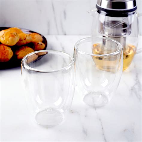 Karaca Double Wall Borosilicate Glass Cup Set For People Ml