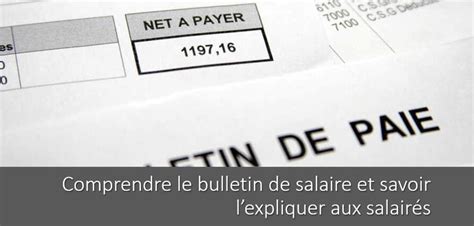 Comprendre Son Bulletin De Salaire Exemple De Fiche De Paie