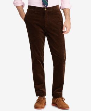 Polo Ralph Lauren Men S Stretch Classic Fit Corduroy Pants In Mohican