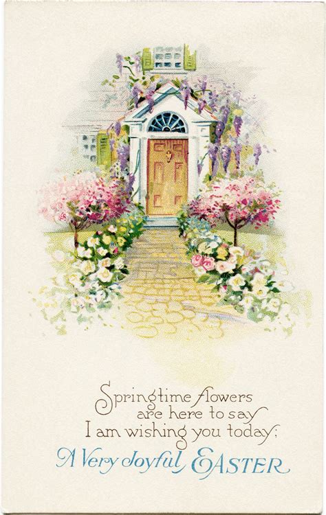 Vintage Easter Postcards Clip Art Images Old Design Shop Blog Vintage