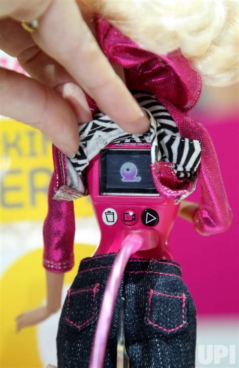 Photo Mattel S Video Barbie Doll Is Shown At Toy Fair Held In New York City Nyp20100214308