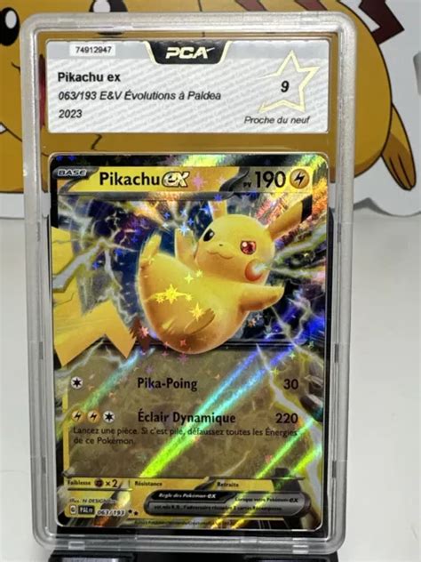 Carte Pok Mon Pikachu Ex Volutions Paldea Pca Eur