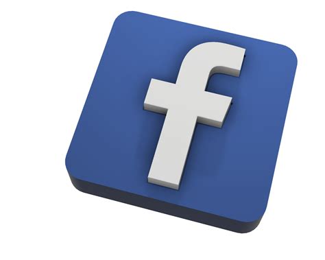 Stl File Facebook Desktop Logo・3d Printing Idea To Download・cults