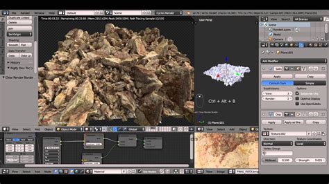 Create Rocky Environments In Blender Fast BlenderNation Blender