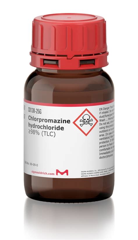 Chlorpromazine Hydrochloride C G Sigma Aldrich Sls