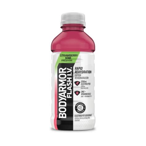 BODYARMOR Fast IV Strawberry Kiwi Electrolyte Beverage 20 Fl Oz Food