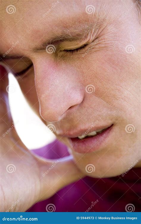 Head Shot Of Man Scowling Stock Photos Image 5944973