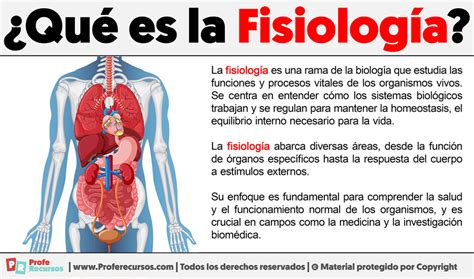 Que es la Fisiologia Definición de Fisiología