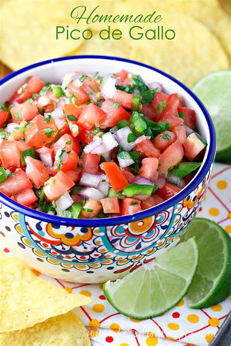 Homemade Pico De Gallo Let S Dish Recipes