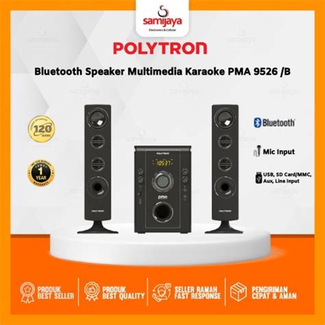 Jual Speaker Polytron Pma B Bluetooth Speaker Multimedia Karaoke