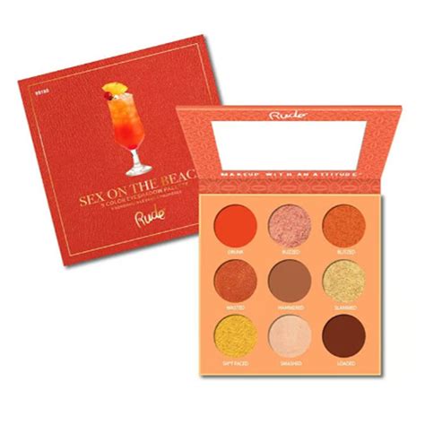 Rude Cocktail Party Eyeshadow Palette 9 Color Sex On The Beach