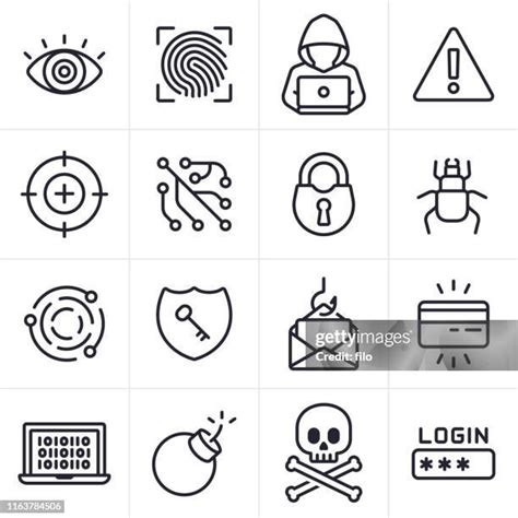 Computer Hacking Icons Photos And Premium High Res Pictures Getty Images