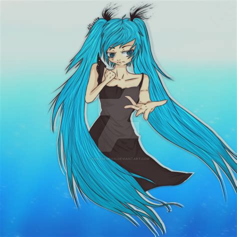 Deep Sea Girl Hatsune Miku By Nekosempaiii On Deviantart