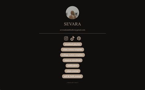 Sevara's link in bio