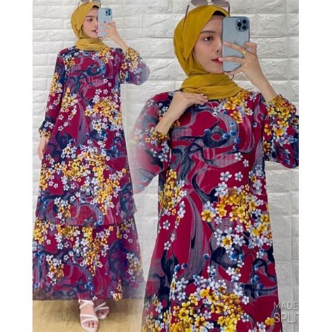 Jual Gamis Malaysia Motif Terbaru Shopee Indonesia