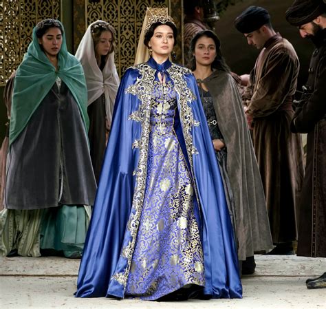 Muhtesem Yuzyil Kosem Kosem Sultan Dress Cape Turkish Dress Royal