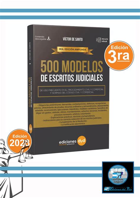 500 Modelos De Escritos Judiciales Ediciones Del Pais Editorial