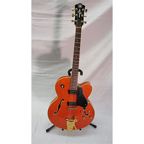 Used Yamaha Aes1500b Hollow Body Electric Guitar Orange Guitar Center