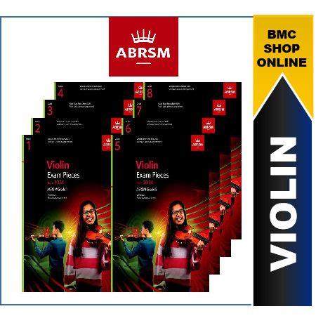 2024 SYLLABUS ABRSM Violin Exam Pieces Latest Syllabus For Singapore