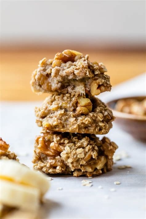 Healthy 3 Ingredient Banana Oatmeal Cookies Natures Gateway