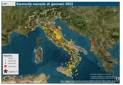 Terremoti A Gennaio Prosegue La Sequenza Sismica Nel Mediterraneo