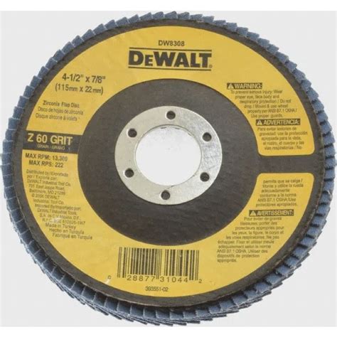 Disco Flap Gr Dewalt Fibra Dw La No Shoptime