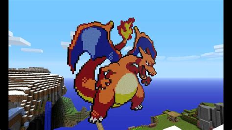 Charizard Pixel Art Minecraft