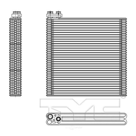 Nucleo Del Evaporador Del Aire Acondicionado Para Honda Civic Honda CR