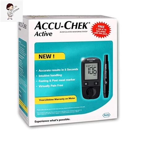 Accu Chek Active Blood Glucose Monitoring System Mmol L Lazada Co Th