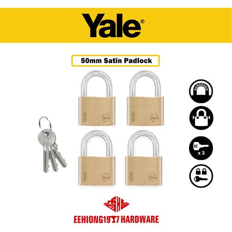 Yale Essential Series Ye Ye Solid Brass Padlock Ye