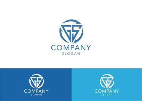 Premium Vector Modern Monogram Initial Letter Gs Logo Template