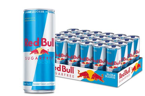 Red Bull Energy Drink Sugarfree Dose 24x 250ml Schoko Gmbh