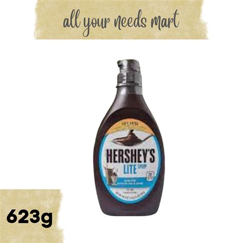 Hersheys Lite Syrup Genuine Chocolate Flavor 623g Lazada PH