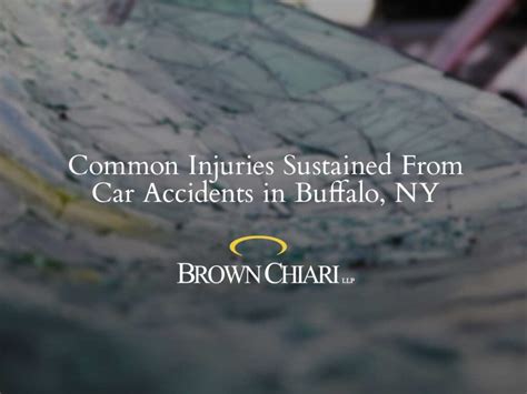 Common Injuries Sustained From Car Accidents In Buffalo Ny Brown