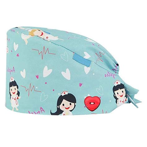 Gorros Quirurgicos Dibujos Animados Impreso Gorro De Enfermería