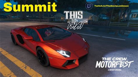 The Crew Motorfest Summit This Vs That YouTube